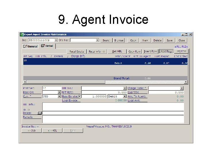 9. Agent Invoice 