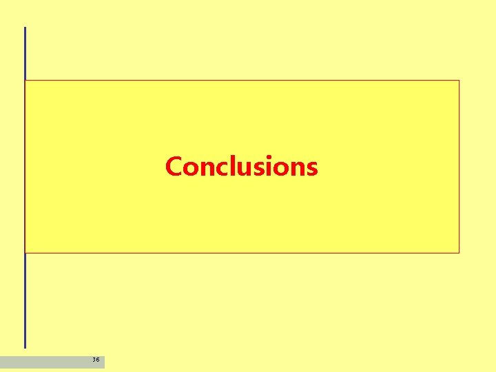 Conclusions 36 