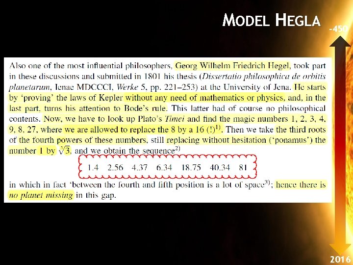 MODEL HEGLA -450 2016 