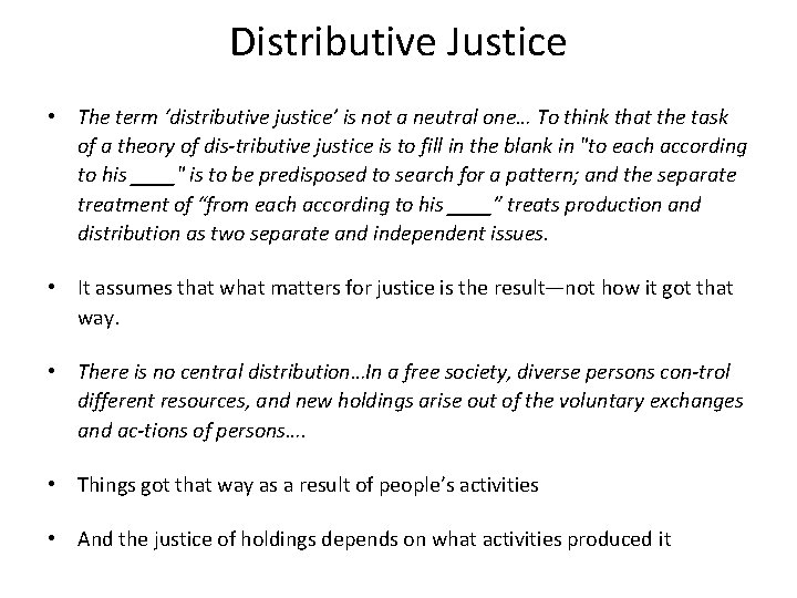 The Entitlement Theory Robert Nozick Utilitarianism Justice as