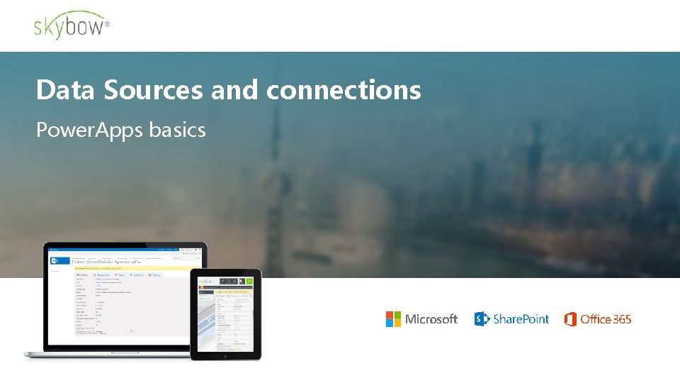 Data Sources and connections Power. Apps basics Data Sources and connections Power. Apps basics
