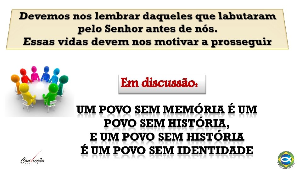 Em discussão: 