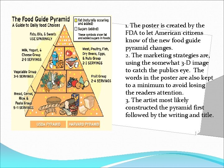 1. The poster is created by the FDA to let American citizens know of