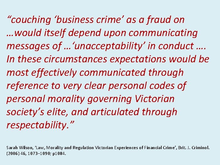 “couching ‘business crime’ as a fraud on …would itself depend upon communicating messages of