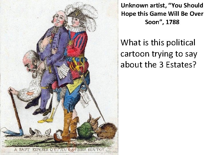 Unknown artist, “You Should Hope this Game Will Be Over Soon”, 1788 What is Unknown artist, “You Should Hope this Game Will Be Over Soon”, 1788 What is