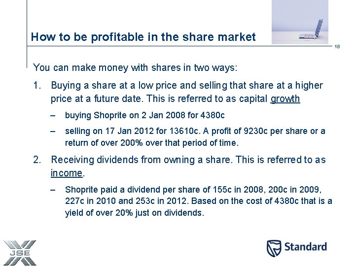 How to be profitable in the share market 18 You can make money with