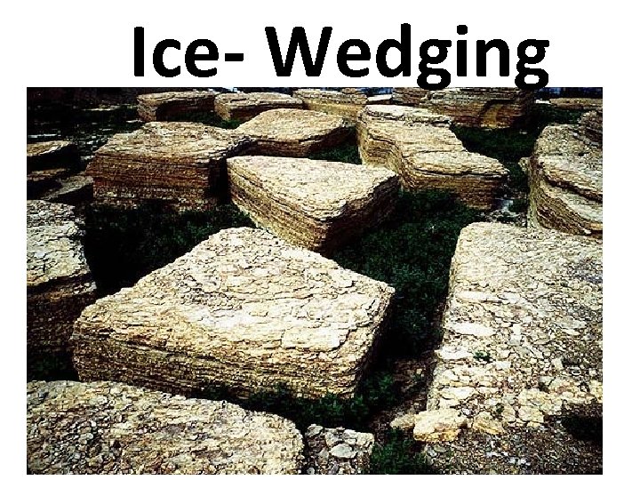 Ice- Wedging 