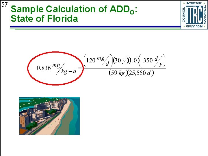 57 Sample Calculation of ADDO: State of Florida 