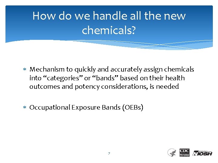 How do we handle all the new chemicals? Mechanism to quickly and accurately assign