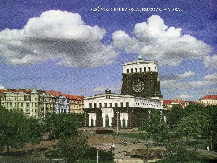 PLEČNIK: CERKEV SRCA JEZUSOVEGA V PRAGI 