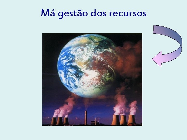 Má gestão dos recursos 