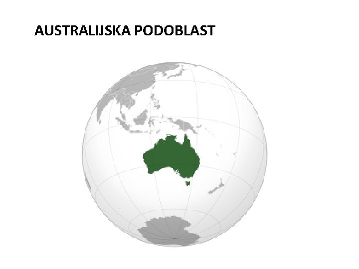 AUSTRALIJSKA PODOBLAST 