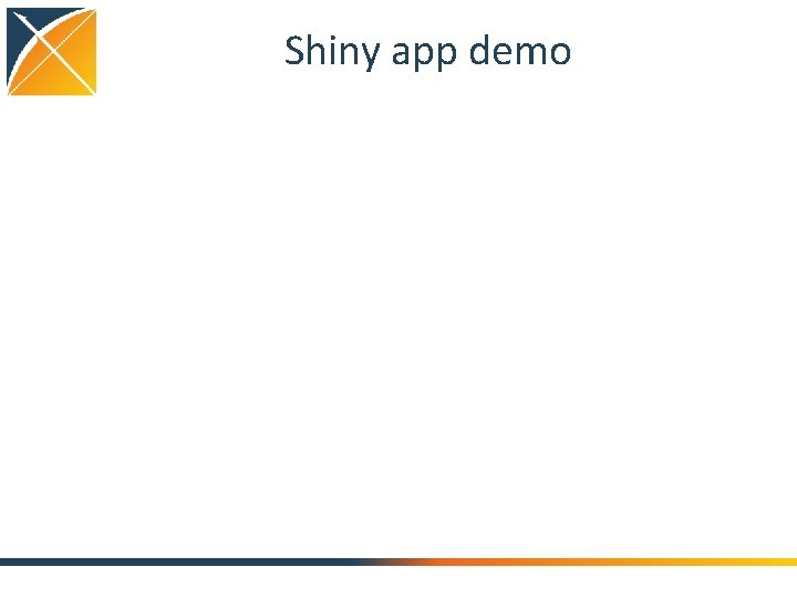 Shiny app demo 