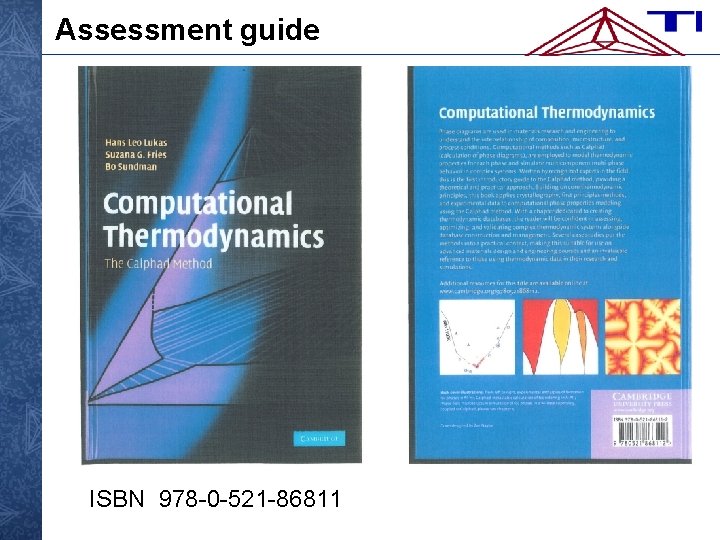 Assessment guide ISBN 978 -0 -521 -86811 