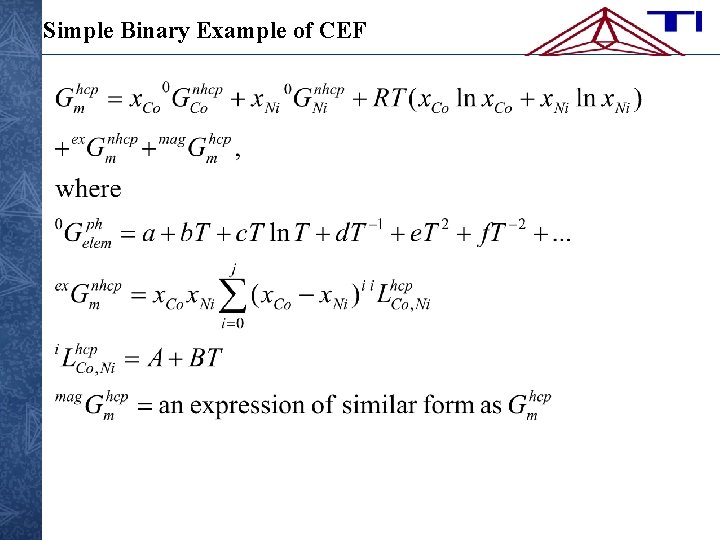 Simple Binary Example of CEF 
