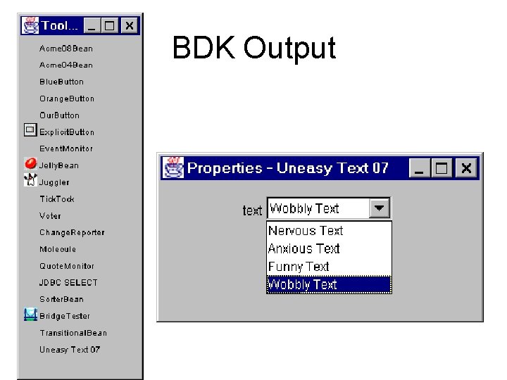 BDK Output 