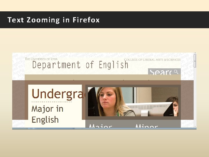 Text Zooming in Firefox 