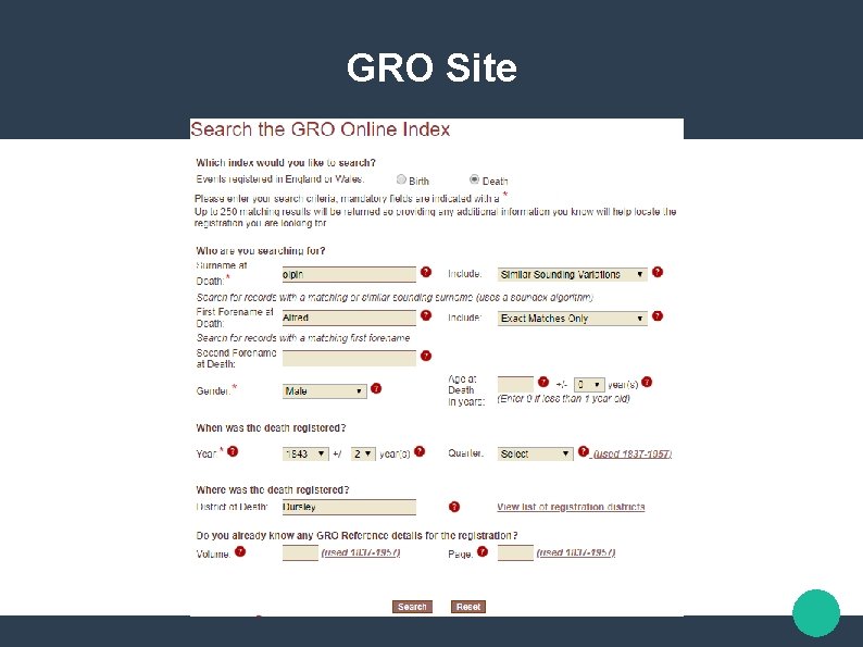 GRO Site 