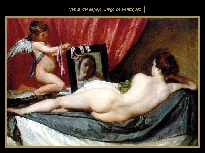 Venus del espejo. Diego de Velazquez 