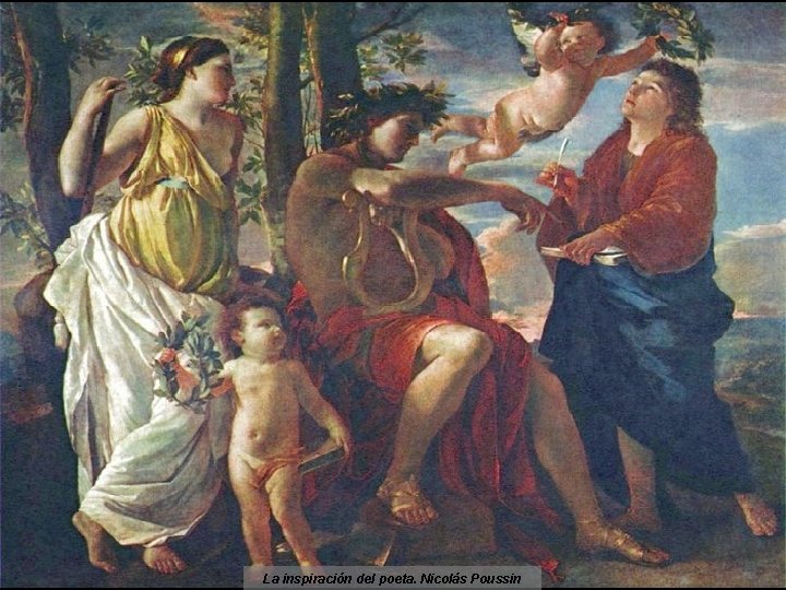 La inspiración del poeta. Nicolás Poussin 