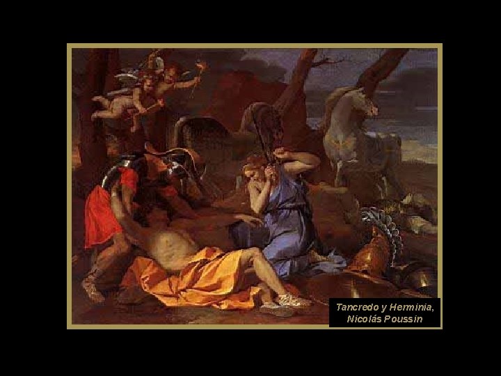 Tancredo y Herminia, Nicolás Poussin 