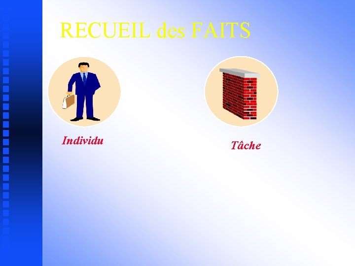 RECUEIL des FAITS Individu Tâche 