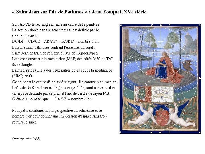  « Saint Jean sur l'île de Pathmos » : Jean Fouquet, XVe siècle