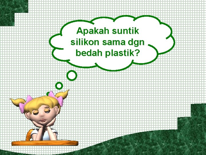 Apakah suntik silikon sama dgn bedah plastik? 