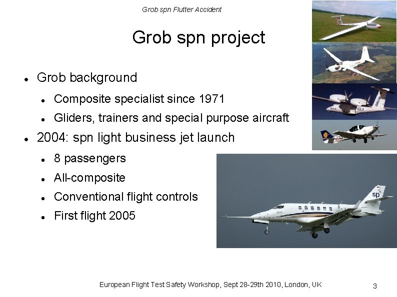 Grob spn Flutter Accident Grob spn project Grob background Composite specialist since 1971 Gliders,