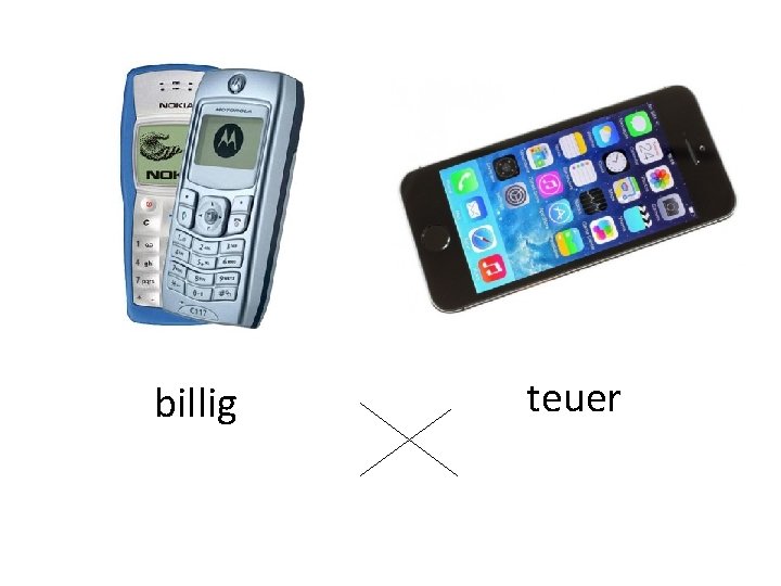 billig teuer 