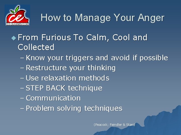 How to Manage Your Anger u From Furious To Calm, Cool and Collected –