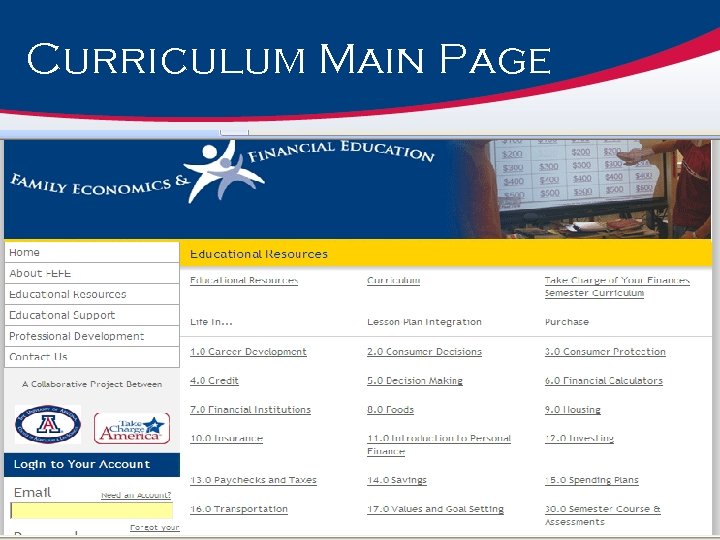 Curriculum Main Page 