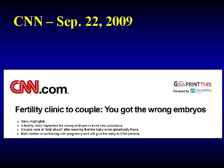 CNN – Sep. 22, 2009 