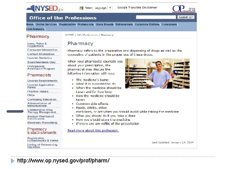 http: //www. op. nysed. gov/prof/pharm/ 