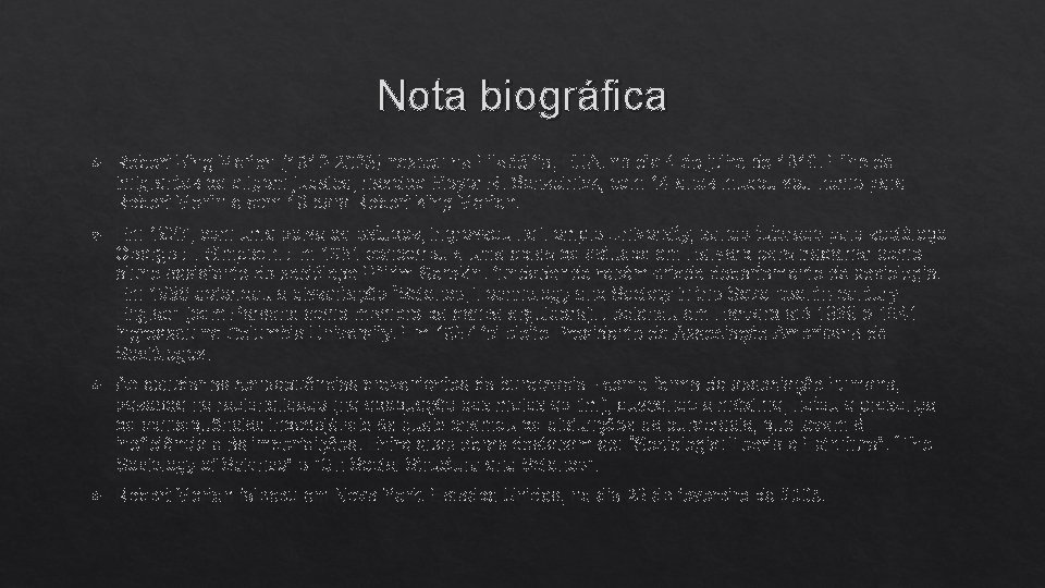 Nota biográfica Robert King Merton (1910 -2003) nasceu na Filadélfia, EUA, no dia 4