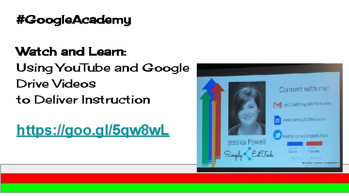 #Google. Academy Watch and Learn: Using You. Tube and Google Drive Videos to Deliver