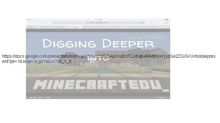 https: //docs. google. com/presentation/d/1 ujx. O 5 ei. J 1 Od. RZAp. Xhq. Ec.