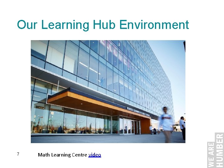 Our Learning Hub Environment 7 Math Learning Centre video 