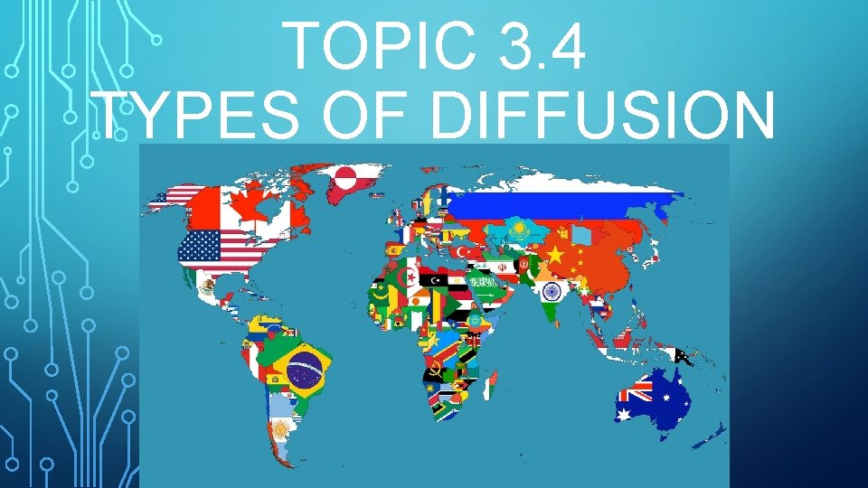 TOPIC 3. 4 TYPES OF DIFFUSION 