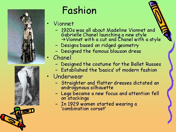 Fashion • Vionnet – 1920 s was all about Madeline Vionnet and Gabrielle Chanel