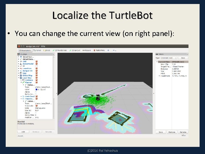 Localize the Turtle. Bot • You can change the current view (on right panel):