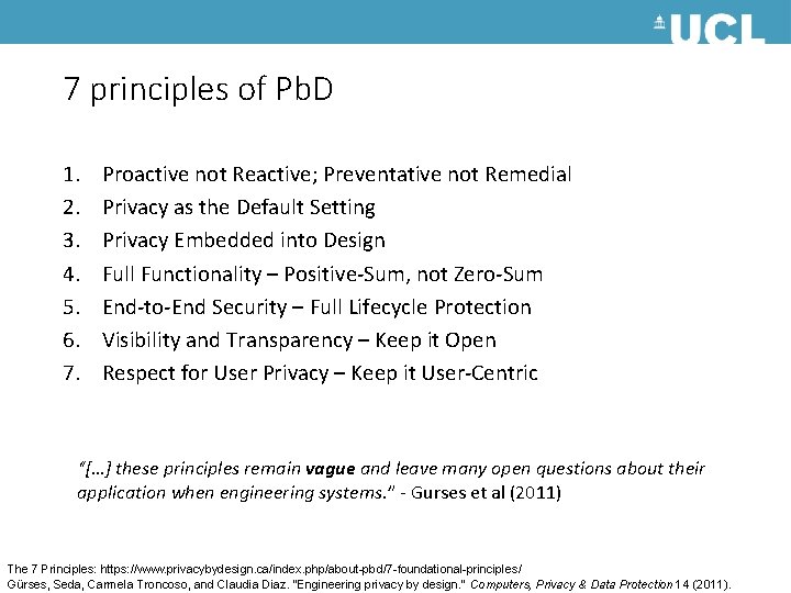 7 principles of Pb. D 1. 2. 3. 4. 5. 6. 7. Proactive not