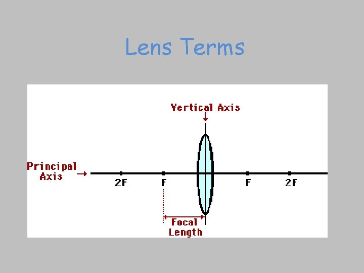 Lens Terms 