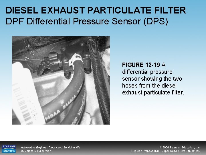 DIESEL EXHAUST PARTICULATE FILTER DPF Differential Pressure Sensor (DPS) FIGURE 12 -19 A differential