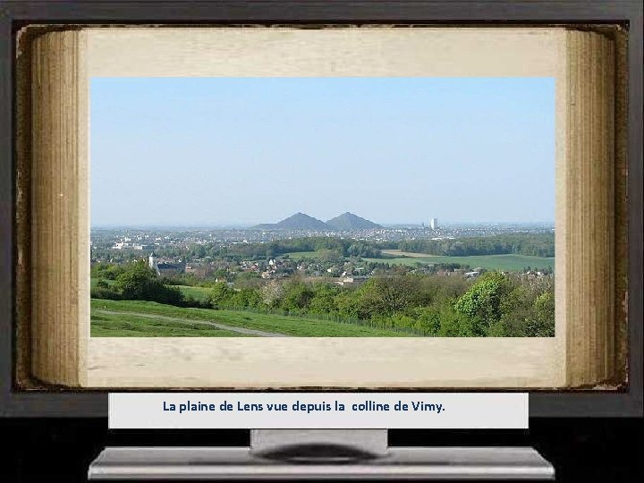 La plaine de Lens vue depuis la colline de Vimy. 