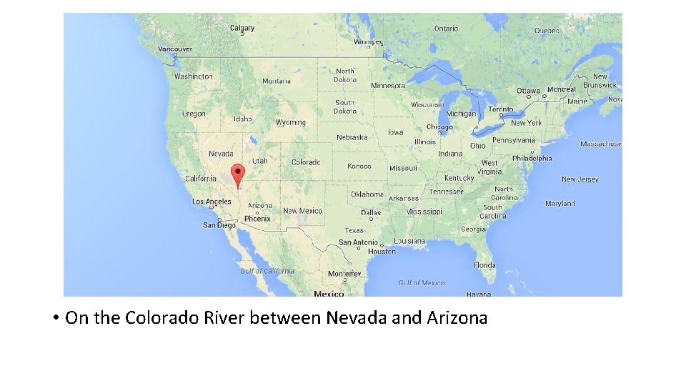 • On the Colorado River between Nevada and Arizona 