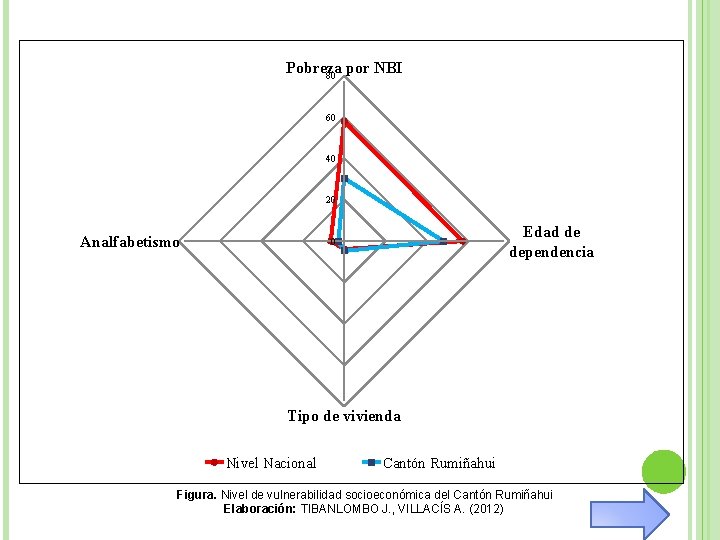 Pobreza por NBI 80 60 40 20 Analfabetismo Edad de dependencia 0 Tipo de