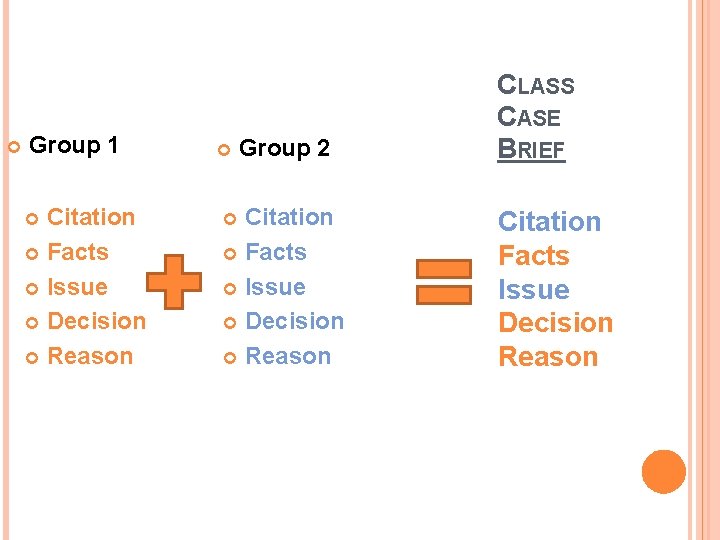  Group 1 Citation Facts Issue Decision Reason Group 2 Citation Facts Issue Decision