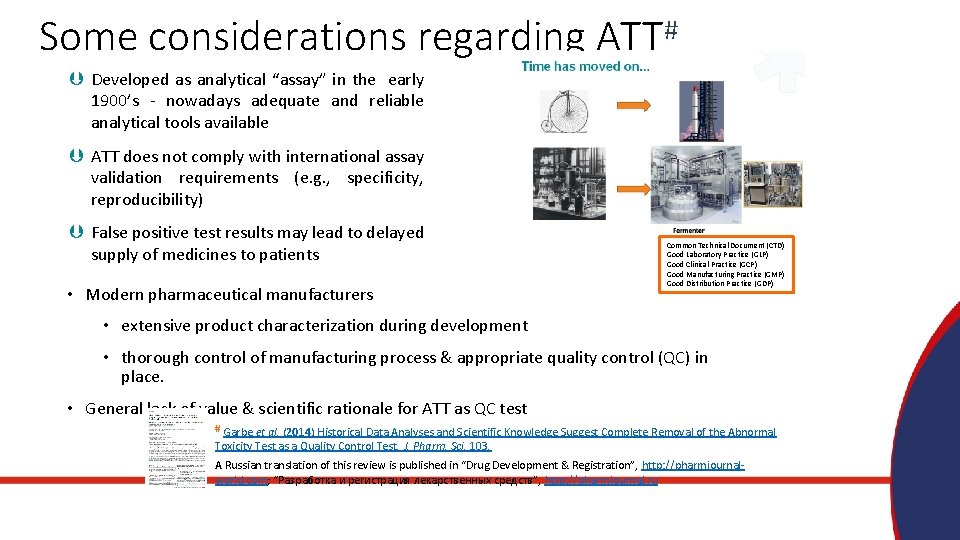 Some considerations regarding ATT# Developed as analytical “assay” in the early 1900’s - nowadays