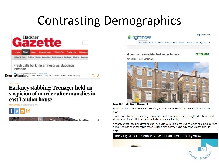 Contrasting Demographics 